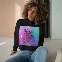 Load image into Gallery viewer, Faith Walk Crop Hoodie (FW)
