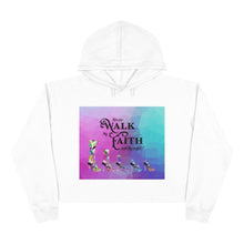 Load image into Gallery viewer, Faith Walk Crop Hoodie (FW)
