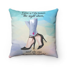 Load image into Gallery viewer, Right Step Spun Polyester Square Pillow (RS)
