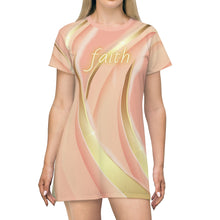 Load image into Gallery viewer, Faith All Over Print T-Shirt Dress
