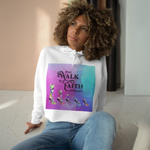 Load image into Gallery viewer, Faith Walk Crop Hoodie (FW)
